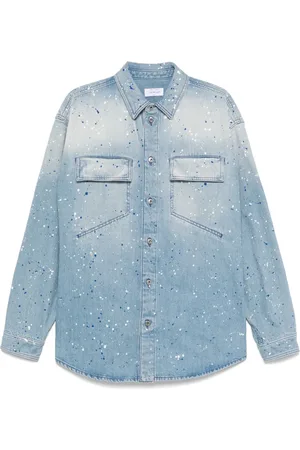 OFF-WHITE Paint-splatter shirt