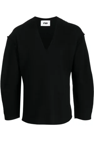 RUS V-neck merino jumper