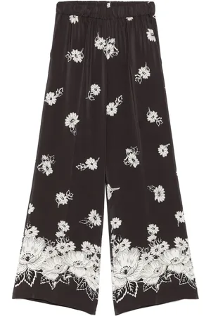 P.A.R.O.S.H. Floral-print trousers