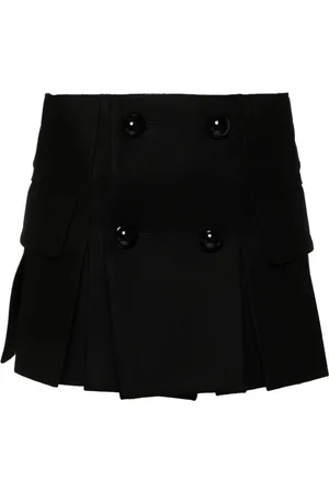 SACAI Melton wool shorts