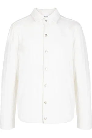 LARDINI Pointelle-knit buttoned jacket
