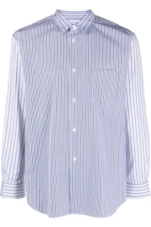 Comme des Garçons Striped-pattern cotton shirt