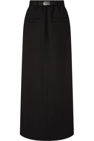 Studio Tomboy Belted french-terry skirt