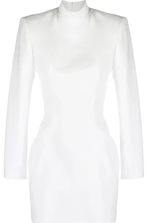 Monot Roll neck cut-out minidress