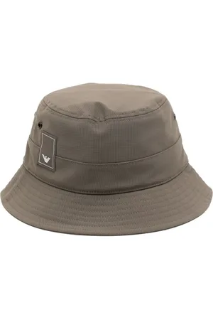 Emporio Armani Logo-patch bucket hat
