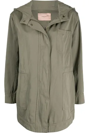 Twin-Set Hooded long-sleeve jacket