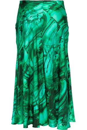 Roberto Cavalli Graphic print skirt