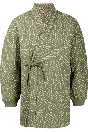 Maharishi Reversible padded wrap jacket