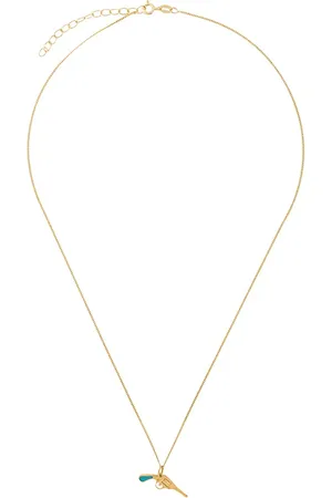 TRUE ROCKS Pistol two tone pendant