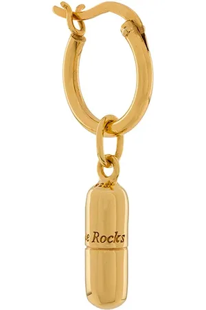 TRUE ROCKS Pill hoop earring