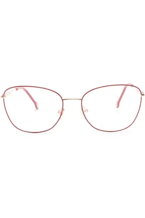 Carolina Herrera Cat-eye metallic glasses