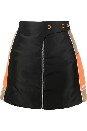 Ganni Light padded mini skirt