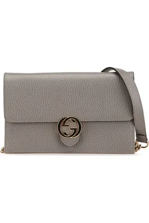 Gucci 2000-2015 Leather Interlocking G Dollar Wallet on Chain crossbody bag