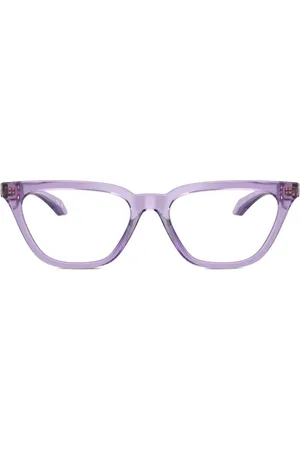 VERSACE Greca-embossed cat-eye glasses