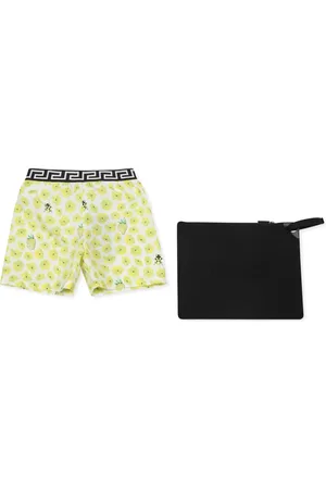 VERSACE Strawberry Garden swim shorts