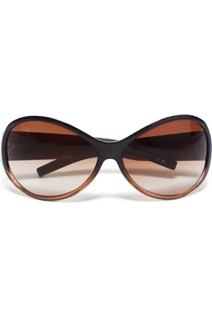 CHANEL 1990 CC oval-frame sunglasses