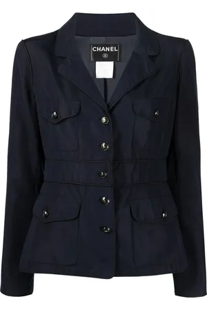 CHANEL 2007 silk shirt jacket