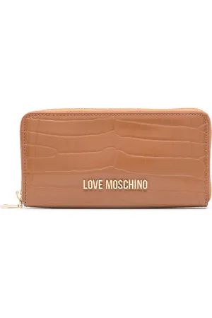 Moschino Croc-effect wallet