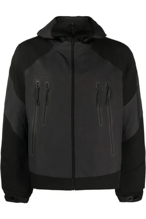 J.LAL Armour padded-panels ripstop jacket