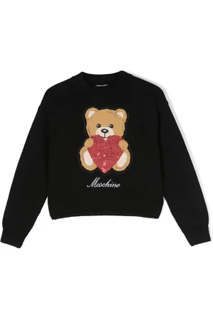 Moschino Heart Teddy Bear crew-neck jumper