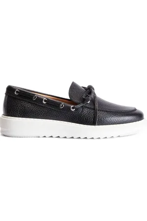 Giuseppe Zanotti Alfred grained-leather boat shoes