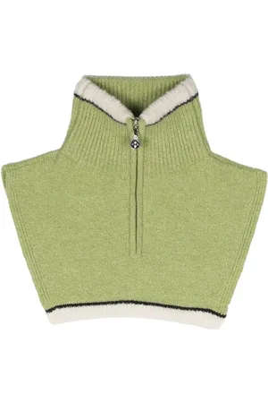 Barrie Knitted zip-up scarf
