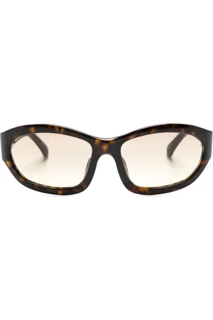 Linda Farrow X Dries Van Noten 215 biker-style frame sunglasses