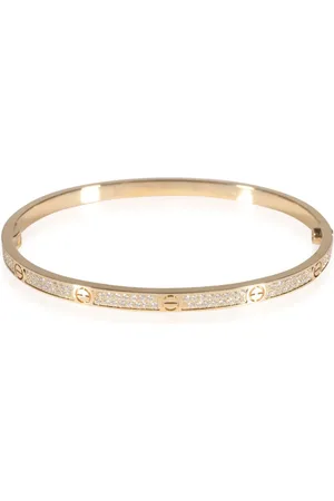 Cartier 18kt yellow Love diamond bracelet