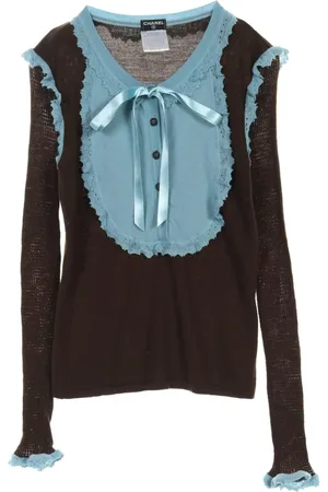CHANEL 1986-1988s wool top