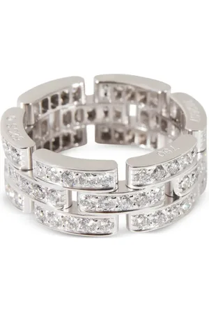 Cartier 18kt gold Maillon Panthère diamond ring