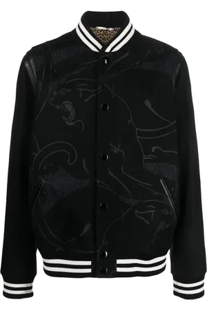 VALENTINO GARAVANI Graphic-print wool bomber jacket