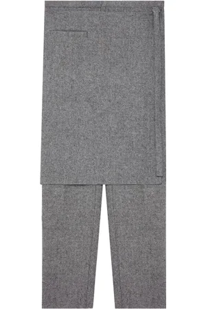 Courrèges Layered tailored trousers