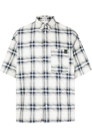 Loewe Check print shirt