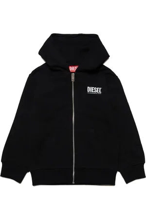 Diesel Logo-print zip-up hoodie