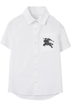 Burberry EKD embroidered short-sleeve shirt