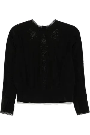 SHIATZY CHEN Chiffon-embroidered top