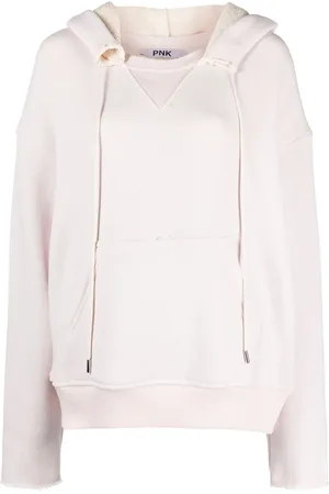 PNK Ripped cotton hoodie