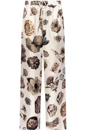 Marni Floral-print straight-trousers
