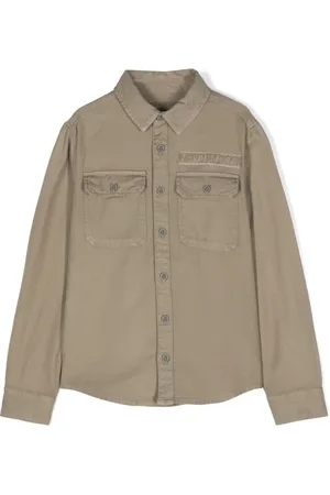 Zadig & Voltaire Logo-patch cotton shirt