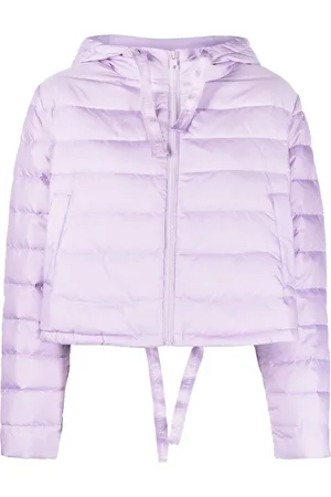 Twin-Set Logo-patch hooded jacket