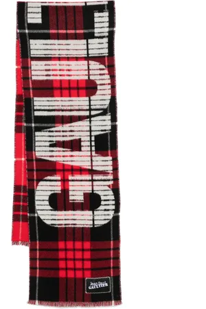 Jean Paul Gaultier Tartan virgin wool scarf