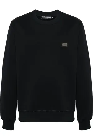 Dolce & Gabbana Logo-plaque jersey sweatshirt