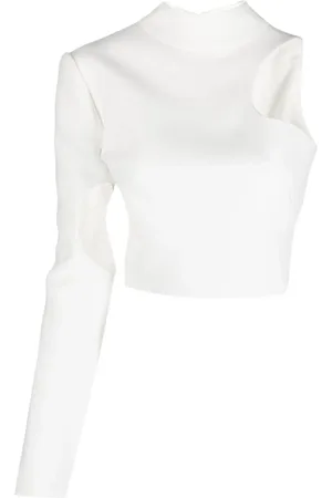 Monot One-shoulder cropped top