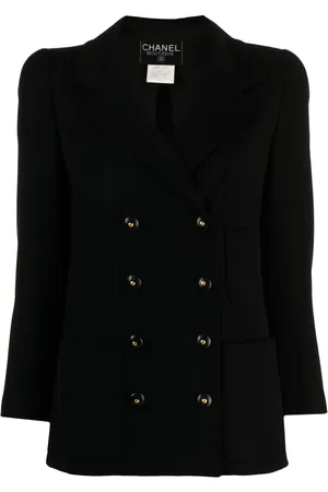 CHANEL 1995 double-breasted wool jacket