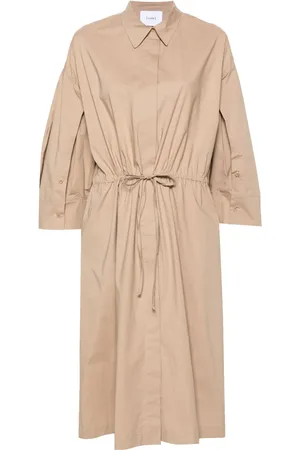 NUDE Poplin midi shirt dress