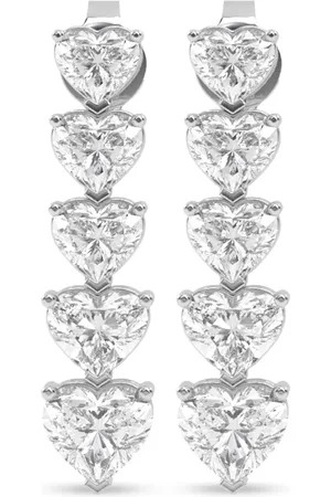 VEYNOU 14kt white gold Cara diamond earrings