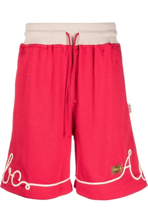ADVISORY BOARD CRYSTALS Logo-appliqué track shorts