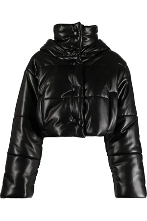 Nanushka Hooded cropped puffer jacket