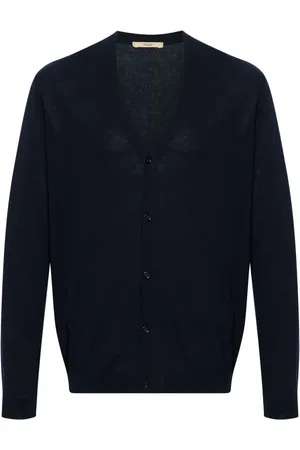 Nuur V-neck fine-knit cardigan