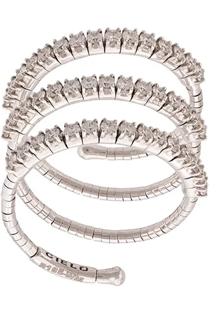 Mattia Cielo 18kt white gold three circle ring